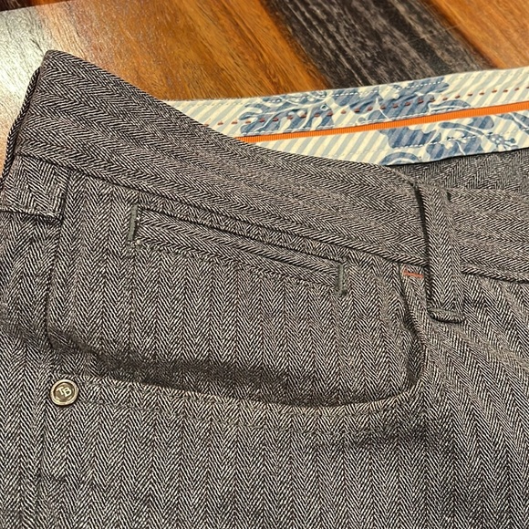 Tommy Bahama Five Pocket Grey stripes Pants. EUC - Picture 7 of 13